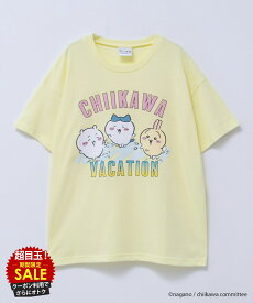 [特別価格★更に最大600円OFFクーポン]ちいかわ 半袖Tシャツ キッズ 子供服 女の子 ガールズ トップス キャラクター プリント クルーネック カットソー