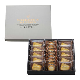 モロゾフ カスタ ガレット＆クーヘン 18個入×1箱 Morozoff CUSTA カスタードクーヘン キャラメルガレット バウムクーヘン バームクーヘン ガレット バウム バーム ガレットブルトンヌ ガレット・ブルトンヌ 焼き菓子 焼菓子 お菓子 個包装 ギフト 贈り物