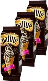 グリコ パリッテ バニラ＆ショコラ ×3個 アイス チョコバニラ アイスクリーム コーン チョコ 冷凍 サタプラ サタデープラス ひたすら試してランキング