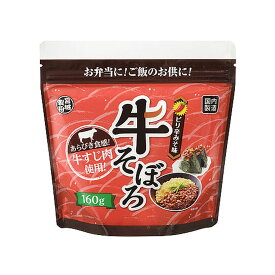 業務スーパー 牛そぼろ すじ肉 160g 調味料 チャック付