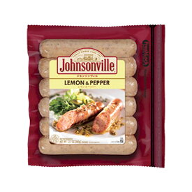 ジョンソンヴィル レモン＆ペッパー 冷蔵　360g（6本入）　　賞味期限要注意 ソーセージ レモン ペッパー
