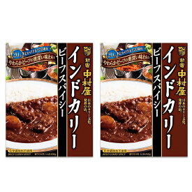 新宿中村屋 インドカリー ビーフスパイシー 中村屋 200g×2個 レトルト インドカレー レトルトカレー 1人前 サタプラ サタデープラス