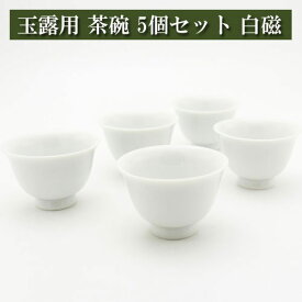 玉露用 茶碗40cc 5個セット 白磁 美濃焼 茶器 陶磁器 茶器とは 陶磁器 湯呑み 急須 茶碗 茶道具 ティーセット セット 日本茶 抹茶 茶巾 おしゃれ 茶道 種類 日本製 専門店