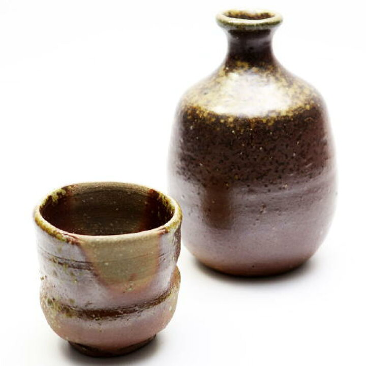楽天市場】備前焼 黄胡麻徳利お猪口 セット 酒器 bizen tokkuri otyoko 