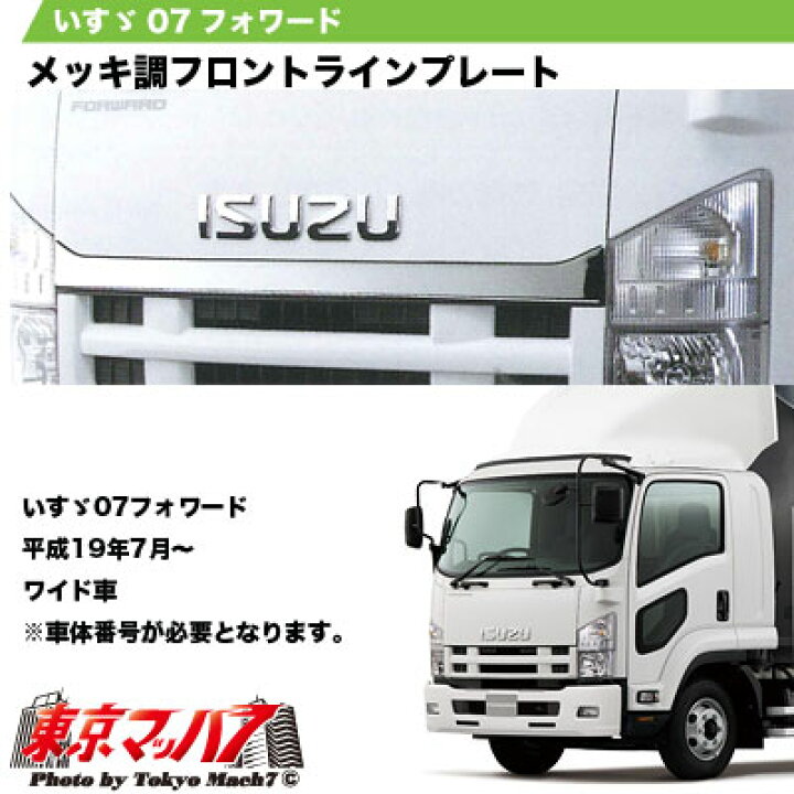 楽天市場】07forward_46_2 トラック用品 フロントラインプレート 