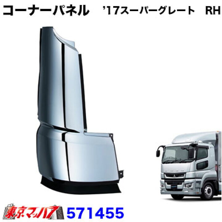 楽天市場】571455 メッキコーナーパネル 