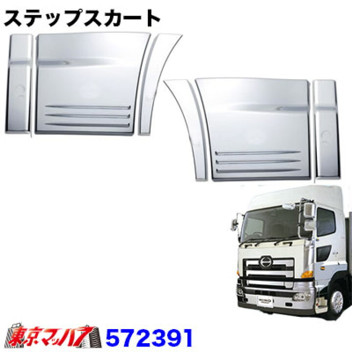 楽天市場】572391 メッキ アッパーステップライン＆ドアアンダー 