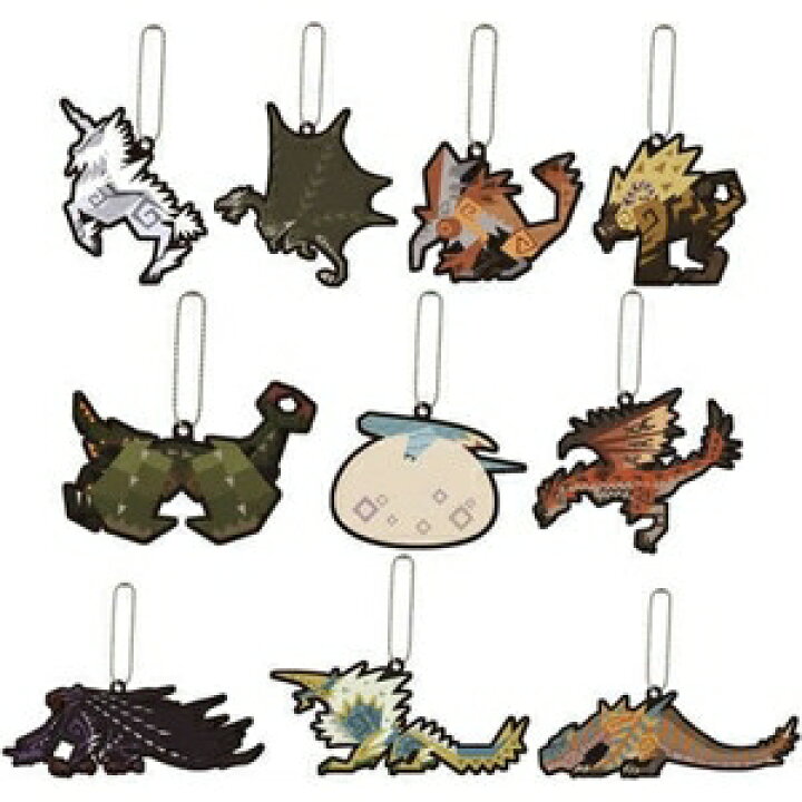 楽天市場】【新品】【MH4】MH ラバーマスコットコレクションモンニャン 