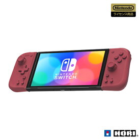 【新品】【NSHD】グリップコントローラーFit for Nintendo Switch アプリコットレッド[在庫品]