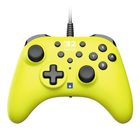 【新品】【NS2H】ホリパッド TURBO for Nintendo Switch2 Windows PC(ライムイエロー)[在庫品]