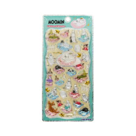 【即納可能】【新品】プチドロップステッカー　ムーミン/雲と月と星【カミオジャパン国内正規品】シール/ムーミン