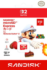 �y10/01�������\��z�y�V�i�z�yNS2H�zSanDisk microSD Express Card 512GB for Nintendo Switch 2[�\��i]
