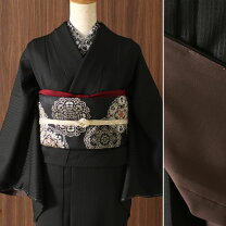 訪問着 セット カラーブラック 和服 レディースファッション の通販