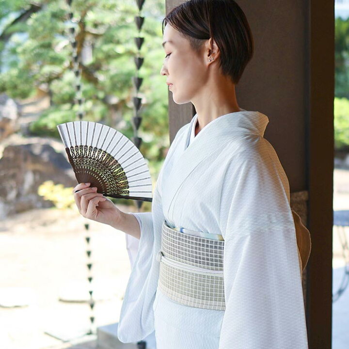 楽天市場】【フルオーダー】[ 夏きもの ] 洗える 夏着物 絽 江戸小紋  