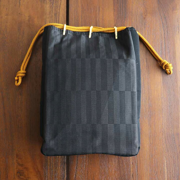 楽天市場】＼2点で3％OFFクーポン／正絹 お召し 男物 信玄袋 合切袋  