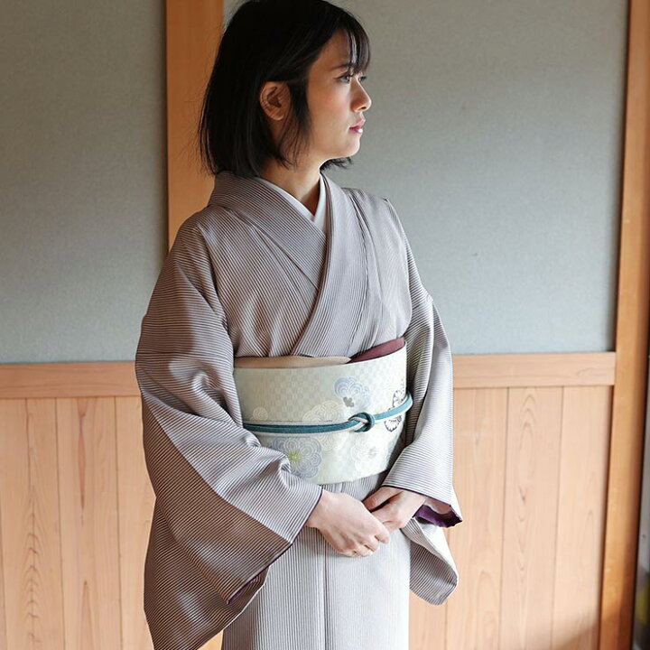 楽天市場】[ 日本製 ］洗える 着物 お仕立て上がり 袷 プレタ 千筋  