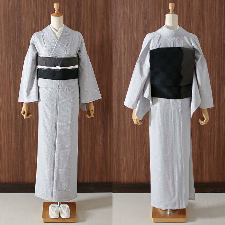 楽天市場】再入荷！[ 夏きもの ] 洗える 夏着物 絽 江戸小紋 行儀文様 
