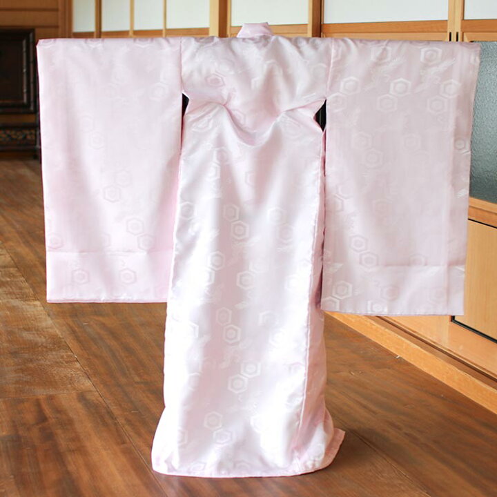 楽天市場】[ 日本製 ] お宮参り 女の子 初着 長襦袢 ピンク 単品 