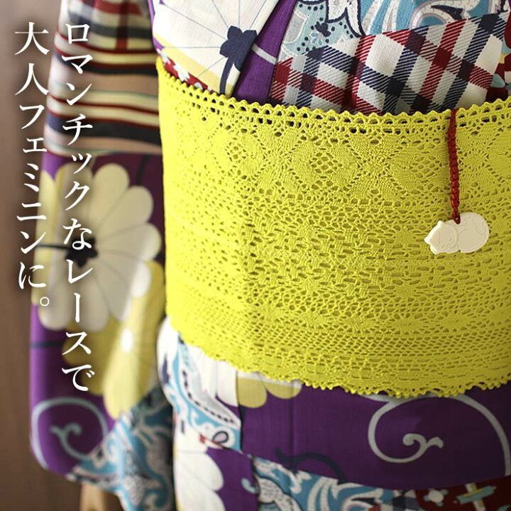 楽天市場】[ロングセラーのレース帯♪] 花レース (全6色/108-302-105  