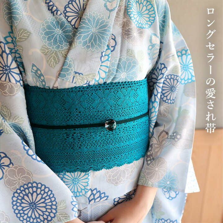 楽天市場】＼2点で3％OFFクーポン／[撫松庵] 花レース 細帯 104-302  