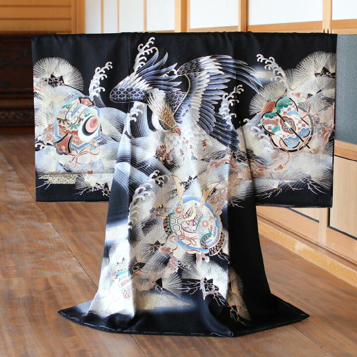 平和屋着物[]お宮参り 男の子 祝着 産着 初着 のしめ 龍 兜 束ね熨斗  