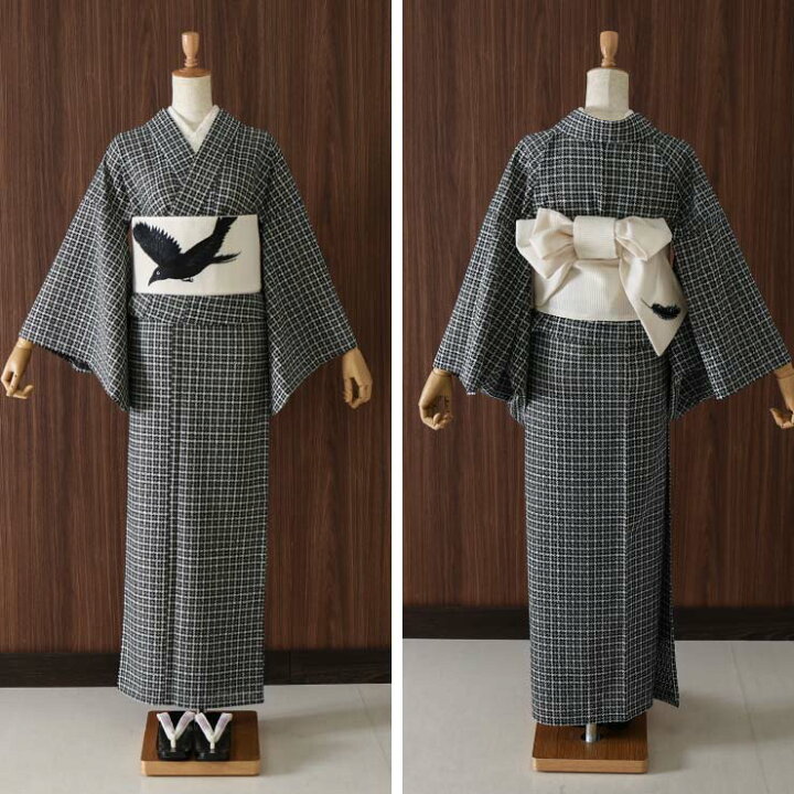 楽天市場】2022年再入荷！[ 絽刺繍細帯 カラス ] オフ白 109-302-008 