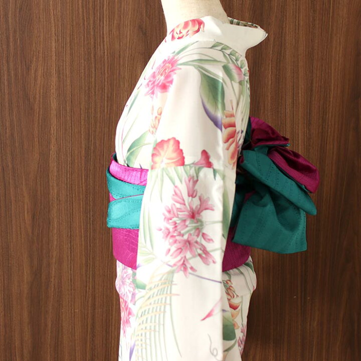 楽天市場】＼2点で3％OFFクーポン／[ 洗える 浴衣 ] アガパンサス 