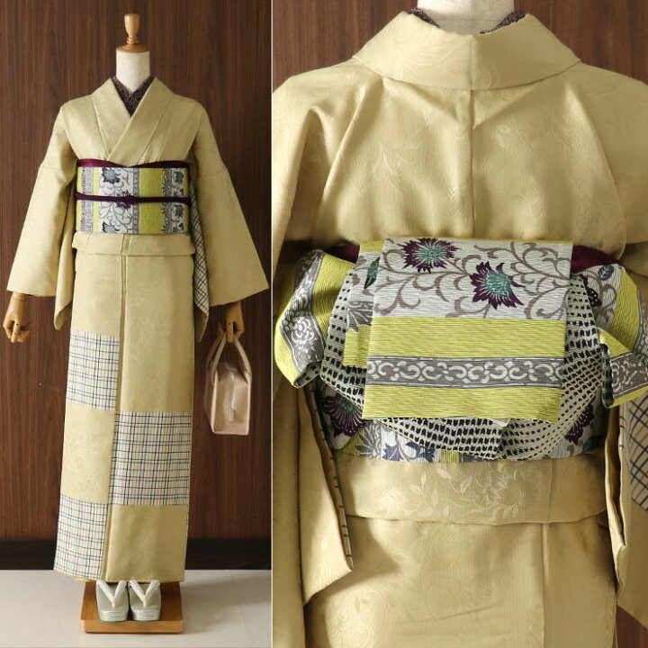 楽天市場】＼2点で3％OFFクーポン／[再入荷!] 細帯 半巾帯 紬風 モダン 