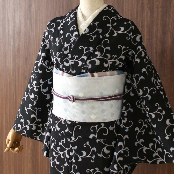 楽天市場】[セオα] 浴衣 つる唐草(黒） ゆかた セオアルファ CEOα  