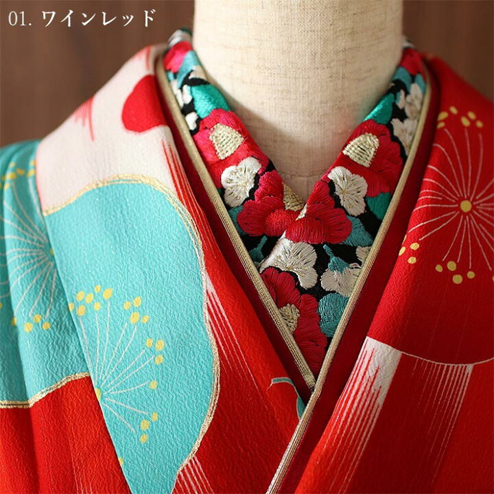 楽天市場】＼2点で3％OFFクーポン／振袖用 [ 正絹 重ね衿 ] 4way 伊達 