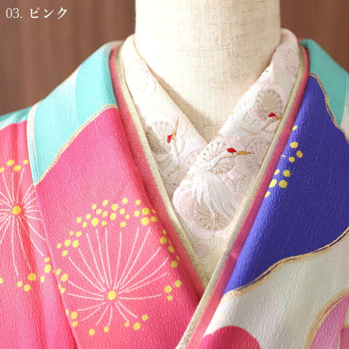 楽天市場】＼2点で3％OFFクーポン／振袖用 [ 正絹 重ね衿 ] 4way 伊達  