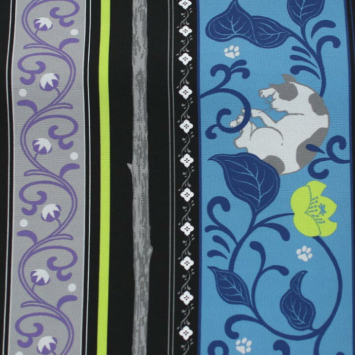 楽天市場】[ 日本製 猫柄 リバーシブル 名古屋帯 ] 撫松庵 一重太鼓  