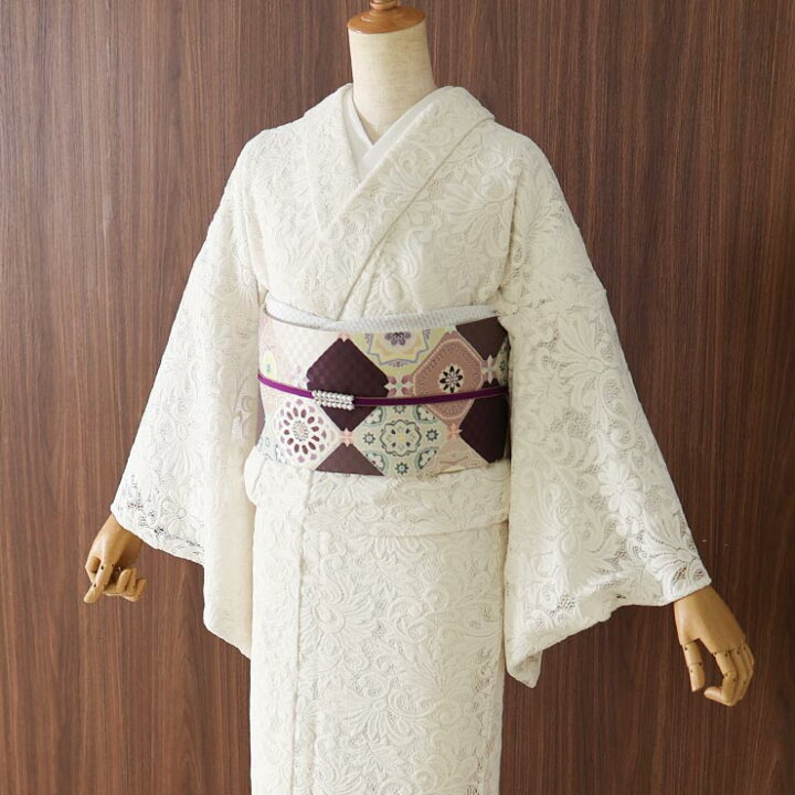 楽天市場】再入荷！[ レース きもの ] 洗える レース着物 ボリューム 