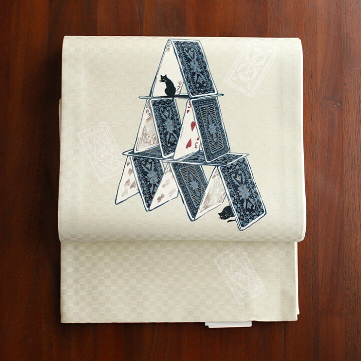 楽天市場】＼2点で3％OFFクーポン／[正絹 名古屋帯] 召しませ花 一重  