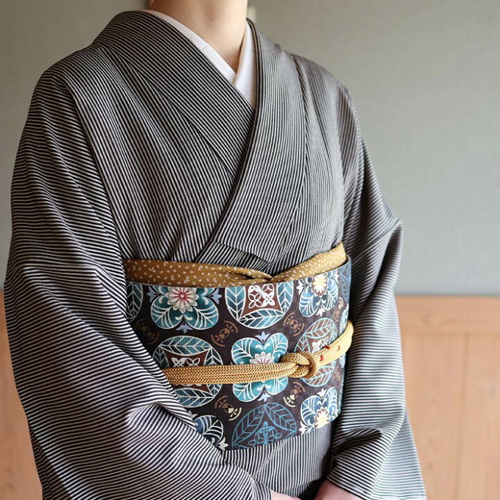 楽天市場】[正絹 名古屋帯] 召しませ花 一重太鼓 京袋帯 葉っぱ切り絵  