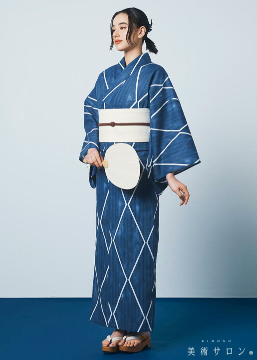 楽天市場】＼2点で3％OFFクーポン／[ 美術サロン ] 浴衣 ゆかた 綿 麻  