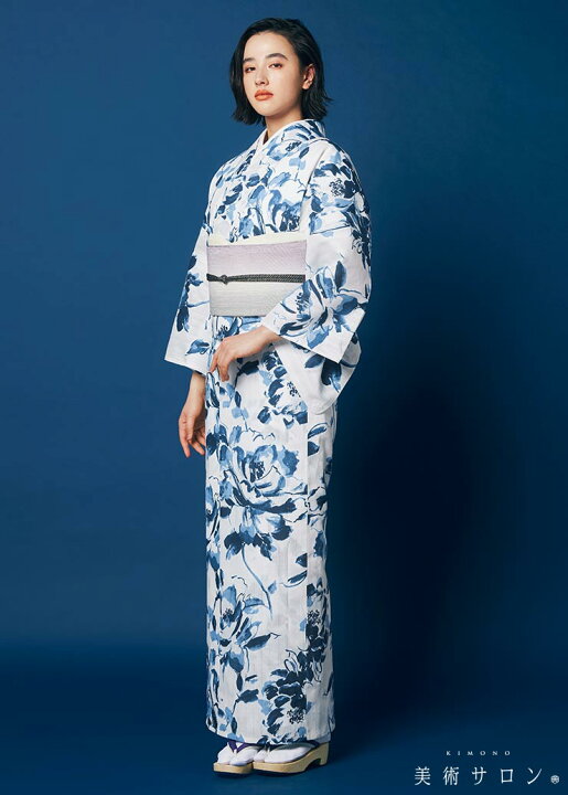 楽天市場】＼2点で3％OFFクーポン／[ 美術サロン ] 浴衣 ゆかた 綿 麻  