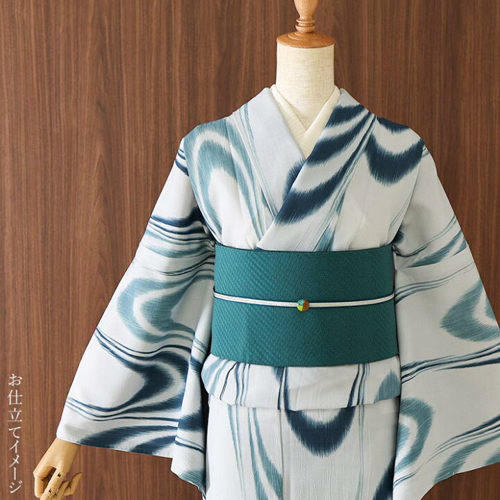 楽天市場】＼最大2000円クーポン／[セオα] 浴衣 反物 かすれ流水 (青碧 