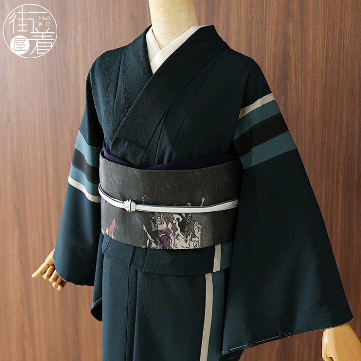 楽天市場】＼2点で3％OFFクーポン／[洗える着物] 撫松庵 袷 付け下げ  