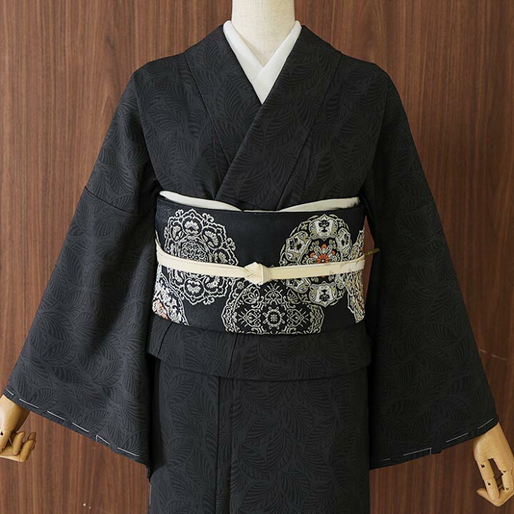 楽天市場】＼最大2000円クーポン／[洗える 着物] 小紋 着物 袷 葉模様  