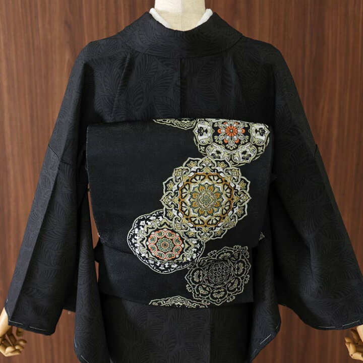 楽天市場】＼2点で3％OFFクーポン／[洗える 着物] 小紋 着物 袷 葉模様 