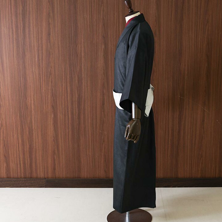 楽天市場】＼2点で3％OFFクーポン／[メンズ] 洗える レザー 着物 M L  