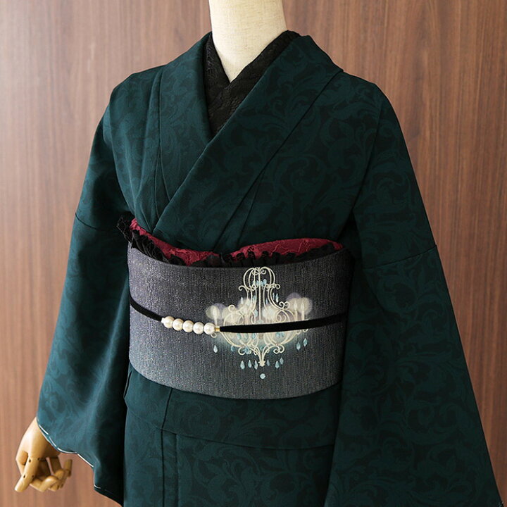 楽天市場】＼2点で3％OFFクーポン／[召しませ花 名古屋帯] 銀糸入り 京 
