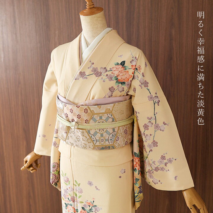 楽天市場】＼最大2000円クーポン／[洗える着物] 東レ 袷 訪問着 四季  