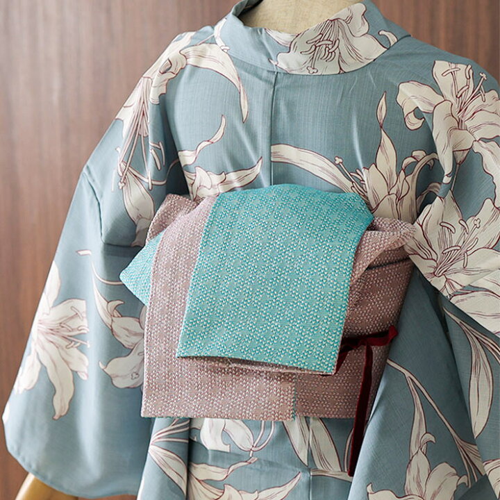 楽天市場】＼2点で3％OFFクーポン／[撫松庵] 半幅帯 細帯 織七宝 (104 