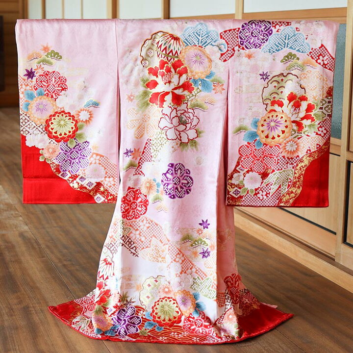 楽天市場】＼2点で3％OFFクーポン／[正絹] お宮参り 女の子 初着 産着 