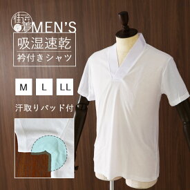 ＼2点で3％OFFクーポン／東レ さらら襟付きシャツ (白/ment003) Tシャツ半襦袢 メンズ 襦袢 衿付き Tシャツ襦袢 半襦袢 洗える 洗濯機 簡単 和装肌着 白 M L LL 和装 浴衣 着物 作務衣 甚平 下着 肌着 速乾 快適 (tn405s)