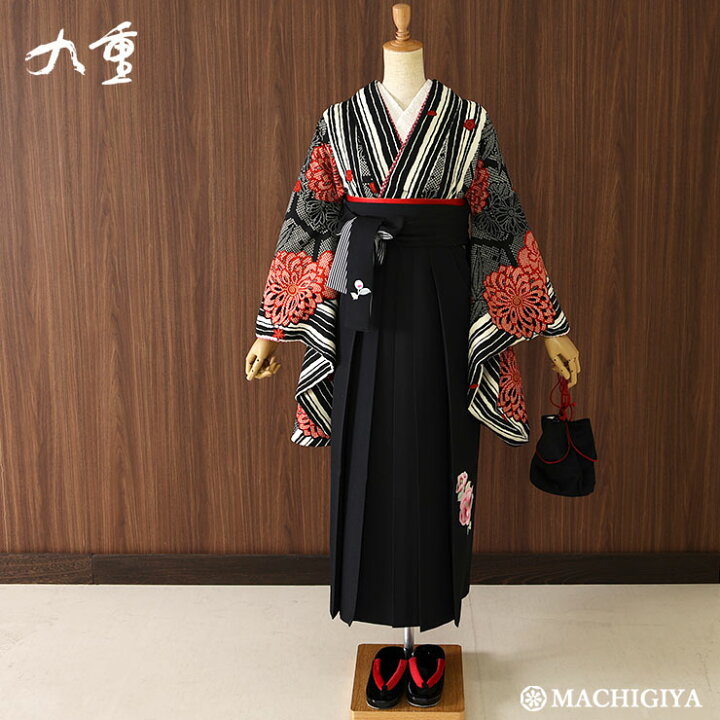 楽天市場】【 レンタル 】大学 卒業式 袴セット 菊 疋田 黒 赤 M L 