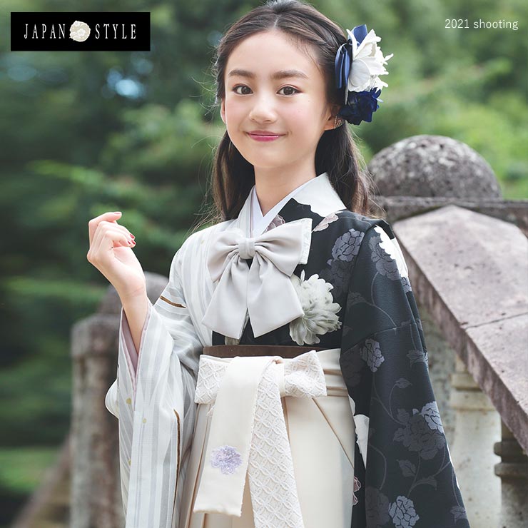 袴フルセット小学生卒業式13歳用（着物、袴、帯、髪飾り、着付けセット） 着物 人気ファッションまとめランキング