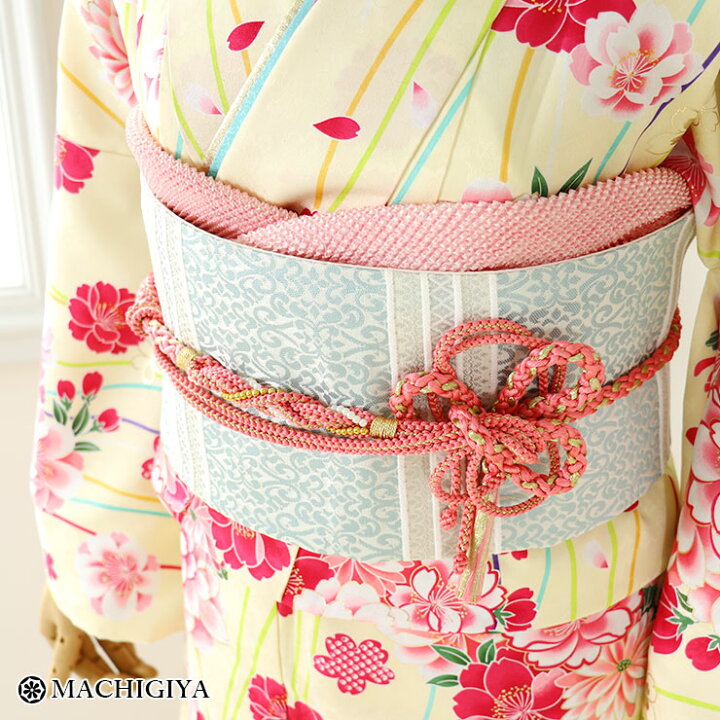 楽天市場】【レンタル】4泊5日 振袖 フルセット 桜に花薬玉 (クリーム 